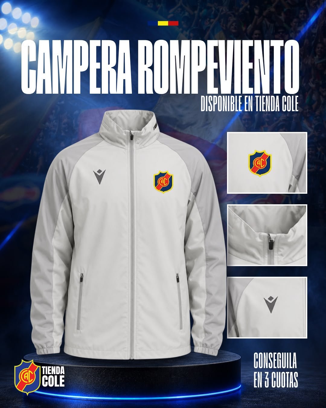 ROMPEVIENTO GRIS 2026