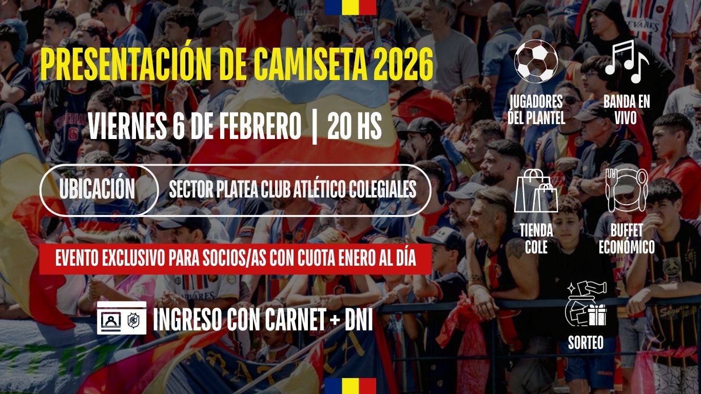 Evento presentación camiseta titular 2026