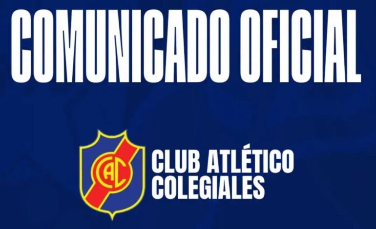 Comunicado oficial: Colegiales vs Temperley, con visitantes