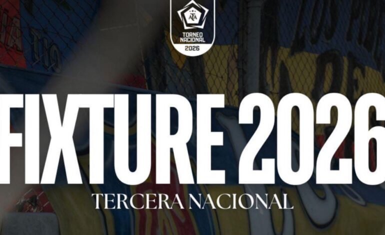 Reserva: Fixture confirmado para la Tercera Nacional